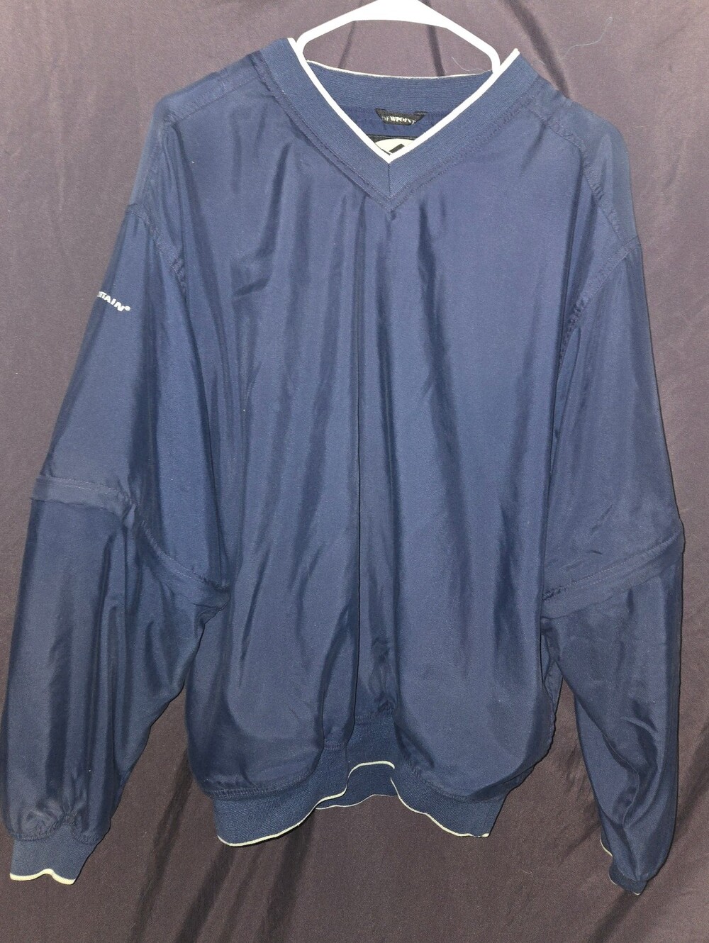 Sun Mountain Golf Pullover Large, Zip Off Sleeves